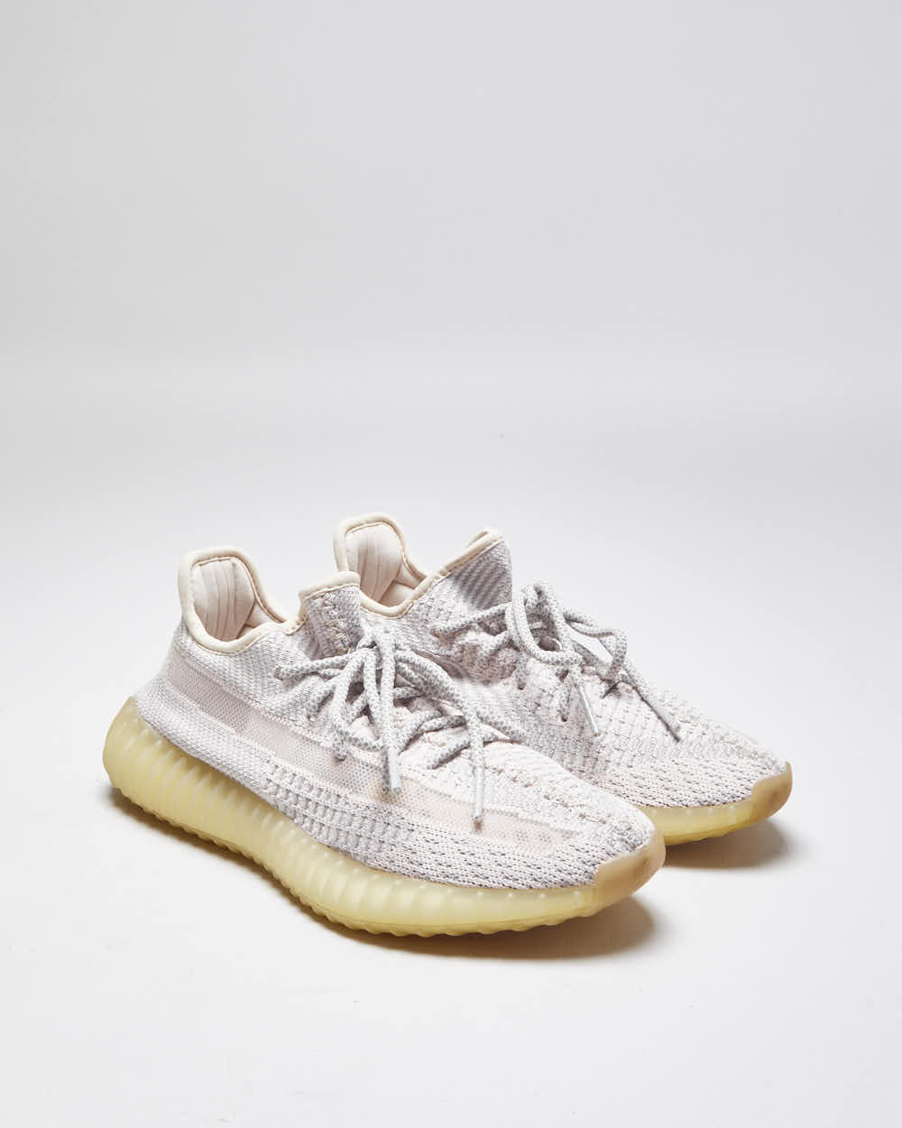 Adidas Yeezy 350 Boost Pink & Silver Trainers - UK 6.5