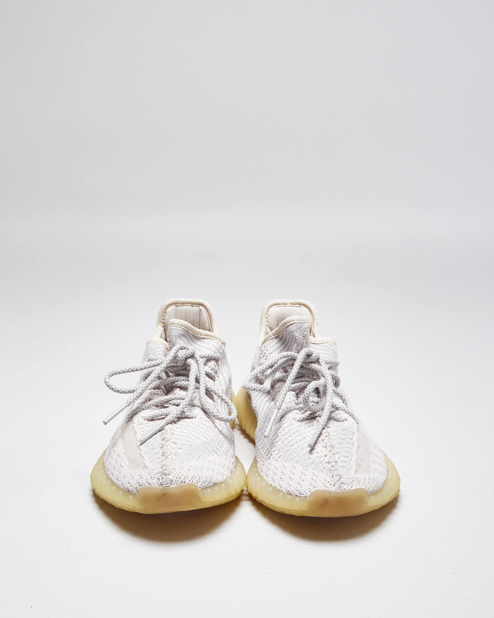 Adidas Yeezy 350 Boost Pink &amp; Silver Trainers - UK 6.5