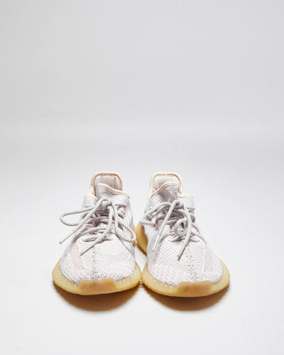 Adidas Yeezy 350 Boost Pink & Silver Trainers - UK 6.5