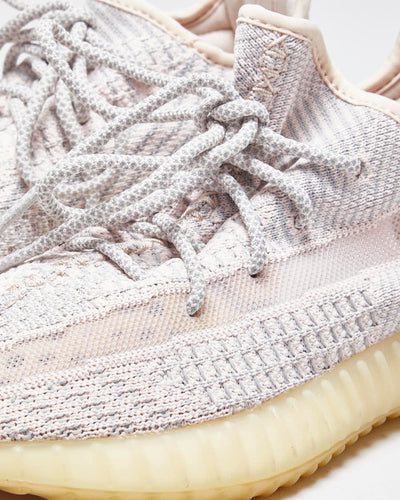 Adidas Yeezy 350 Boost Pink & Silver Trainers - UK 6.5