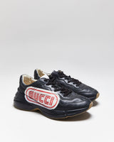 Gucci Rython Leather Trainers - UK8