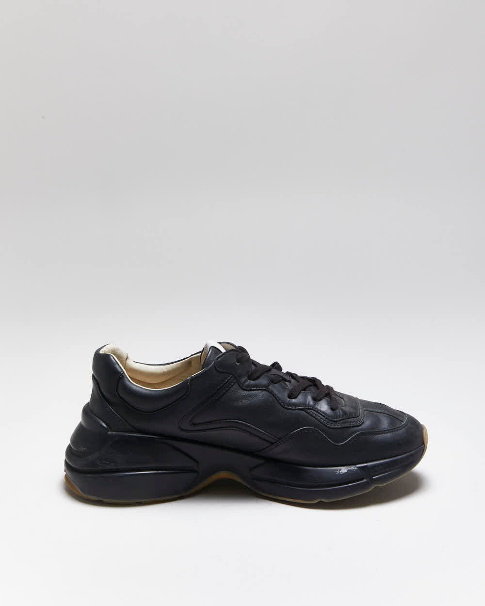 Gucci Rython Leather Trainers - UK8