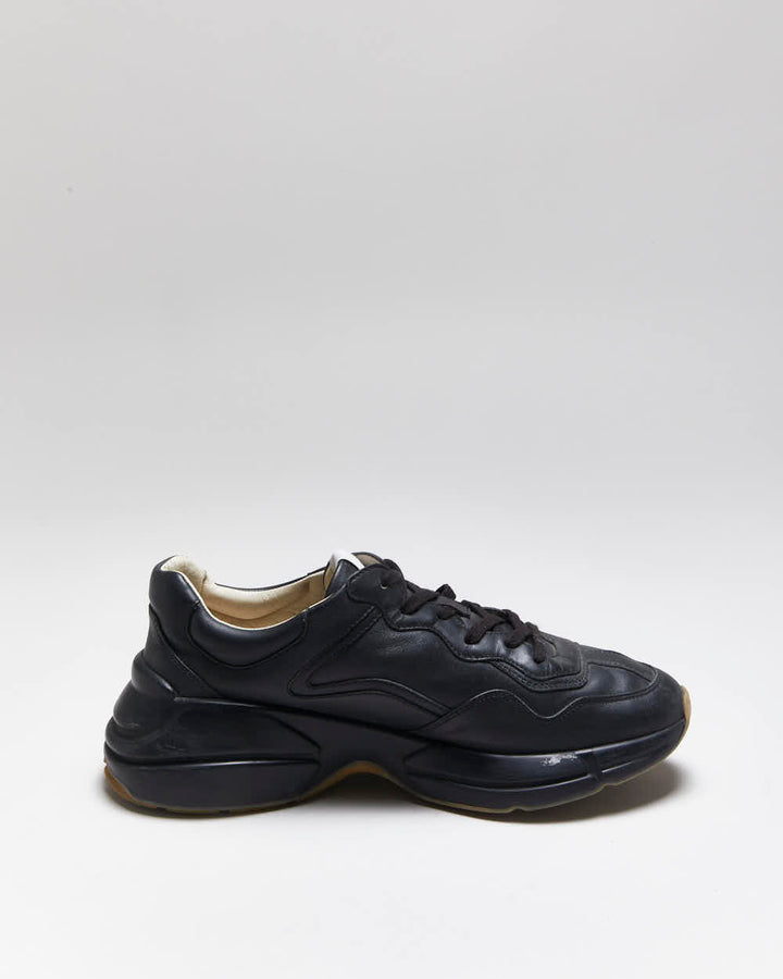 Gucci Rython Leather Trainers - UK8