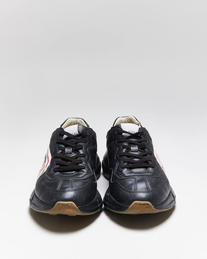 Gucci Rython Leather Trainers - UK8