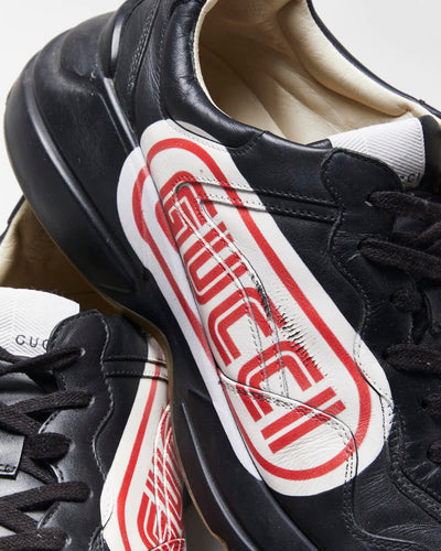 Gucci Rython Leather Trainers - UK8