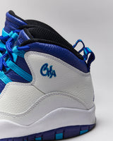 Air Jordan 10 Retro Charlotte Hornet Trainers - UK8.5