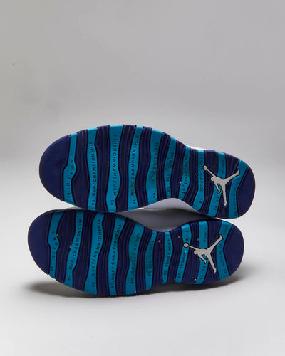 Air Jordan 10 Retro Charlotte Hornet Trainers - UK8.5