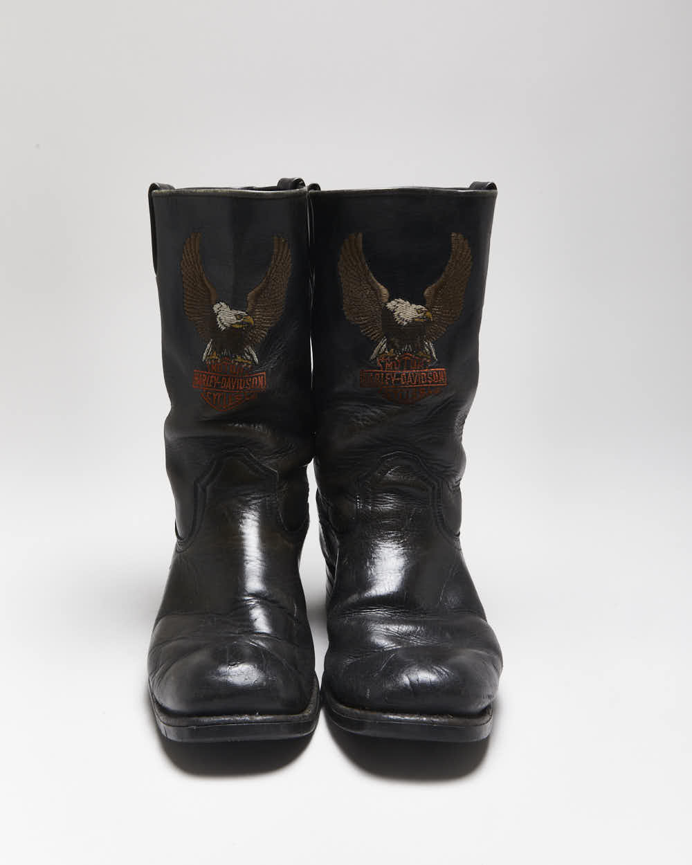 Vintage Harley Davidson Biker Boots - UK11