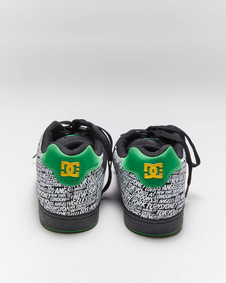 Vintage Y2K DC Shoe Co. Chunky Printed Trainers - UK 10.5