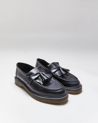 Dr. Martens Black Leather Adrian Loafer Shoes - UK 8