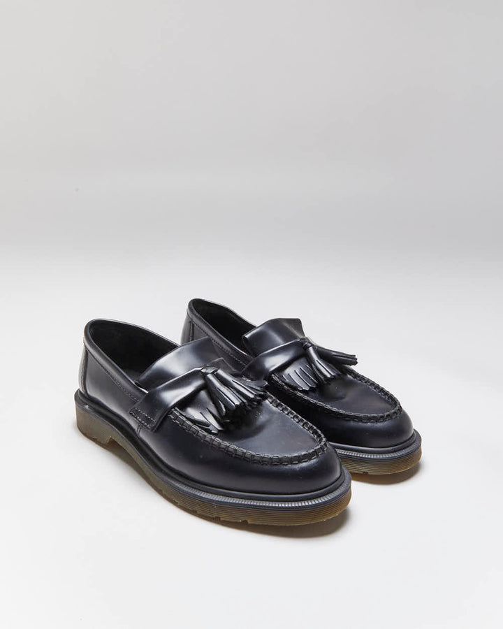Dr. Martens Black Leather Adrian Loafer Shoes - UK 8