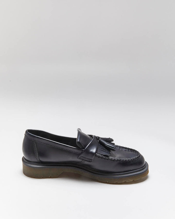 Dr. Martens Black Leather Adrian Loafer Shoes - UK 8