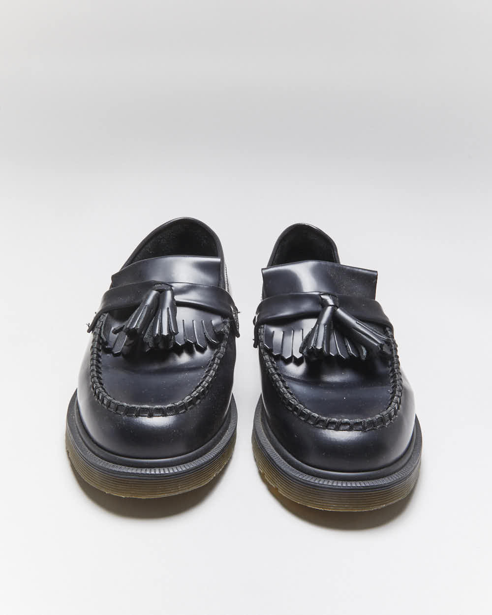 Dr. Martens Black Leather Adrian Loafer Shoes - UK 8