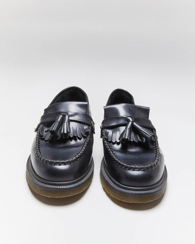 Dr. Martens Black Leather Adrian Loafer Shoes - UK 8