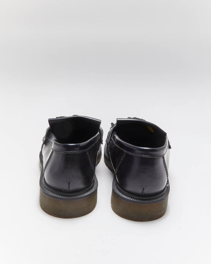 Dr. Martens Black Leather Adrian Loafer Shoes - UK 8
