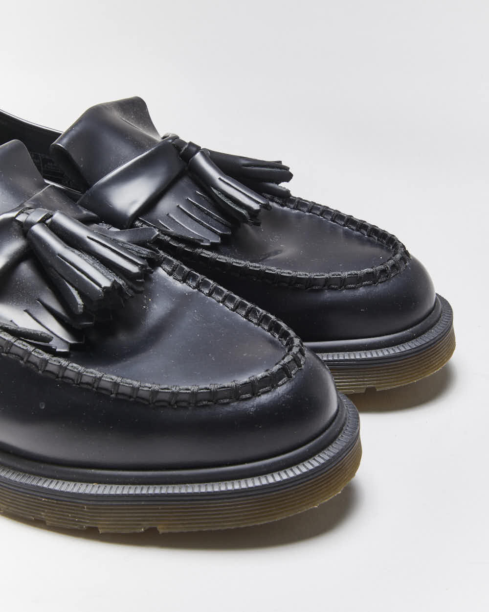 Dr. Martens Black Leather Adrian Loafer Shoes - UK 8 – Rokit