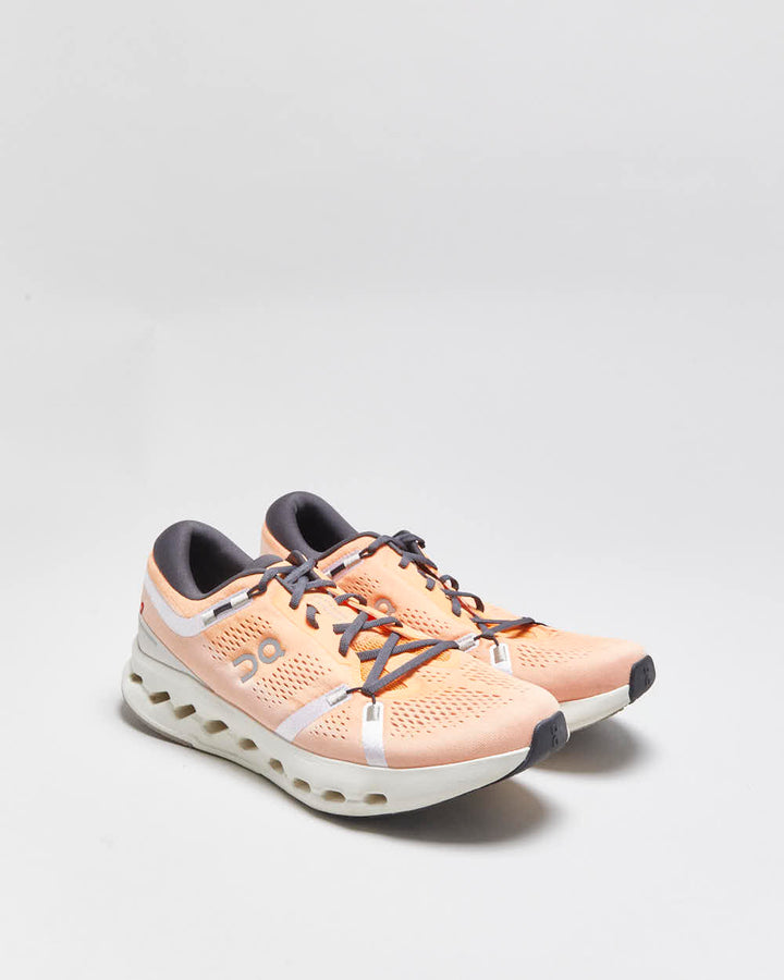 SS2025 On Cloudsurfer 2 Tangerine/Ivory Running Trainers - UK10