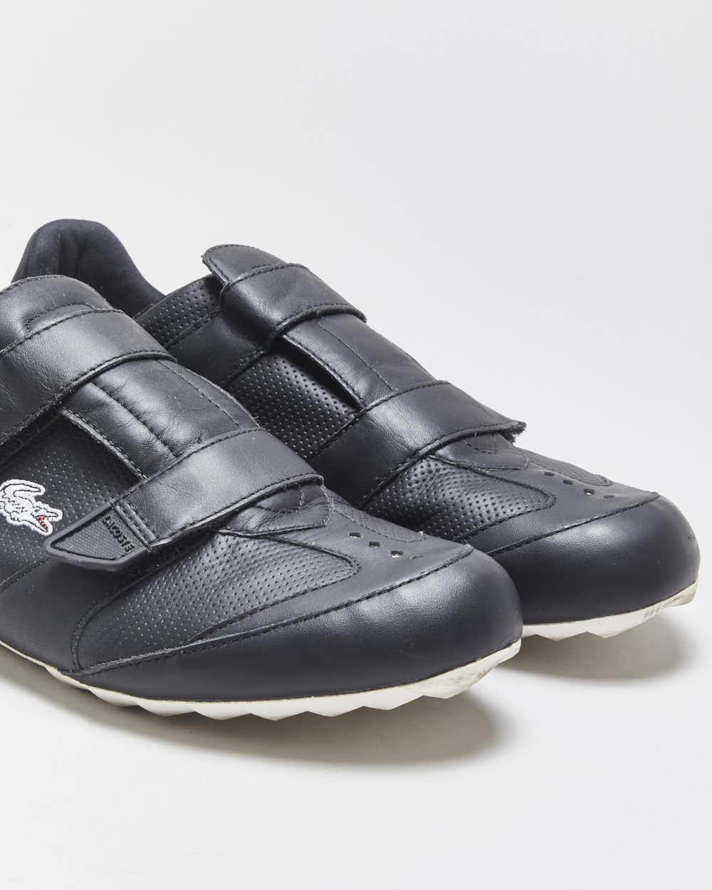 Vintage Y2K 00s Lacoste Sport Leather Velcro Trainers - UK8.5