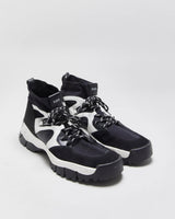 2022 Tod's Leather Knit &amp; Leather Chunky Sock Boot Trainers - UK8.5