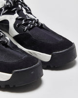 2022 Tod's Leather Knit &amp; Leather Chunky Sock Boot Trainers - UK8.5