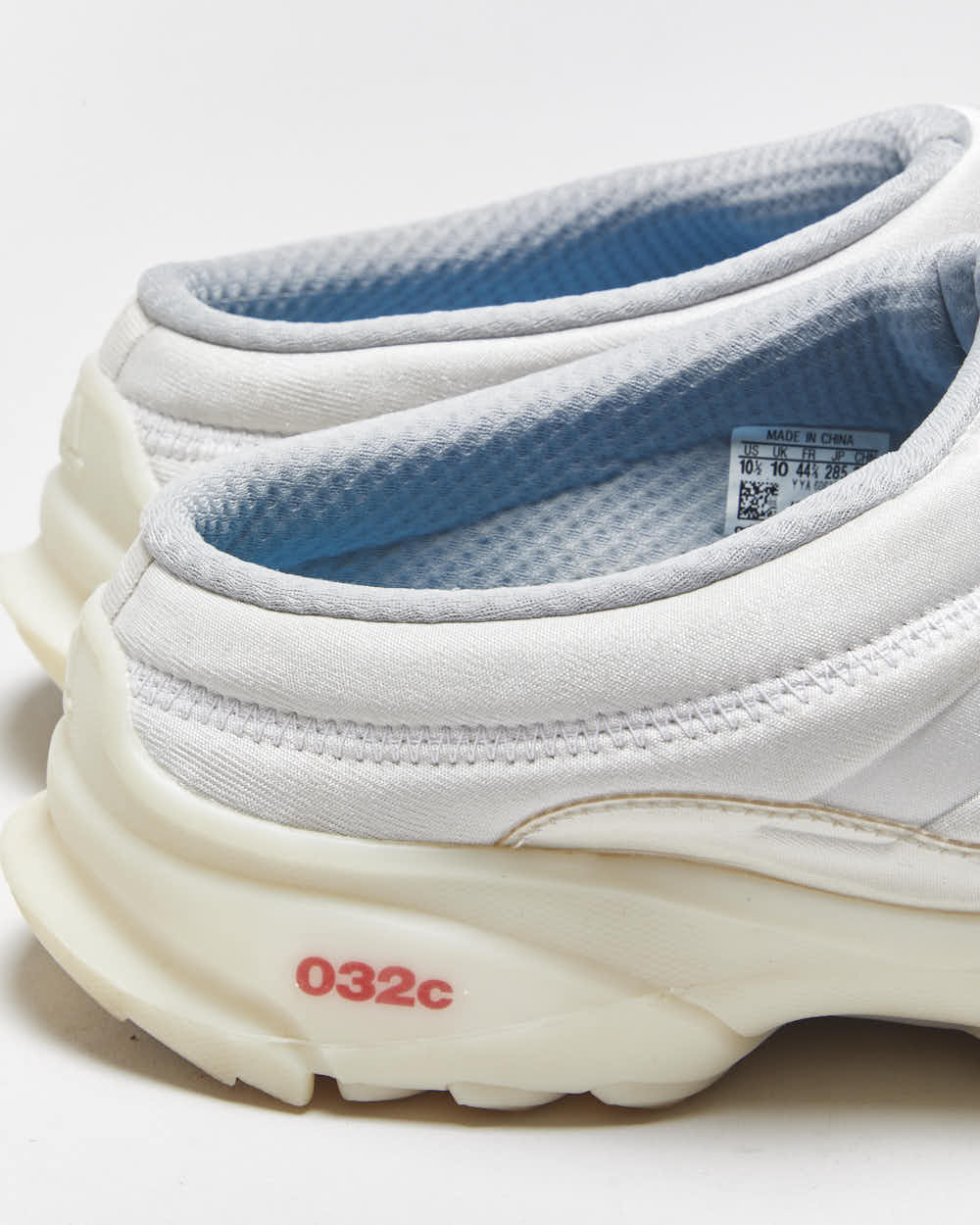 2021 Adidas 032C x GSG Mule Core Silver Metallic Slip On Trainers - UK10