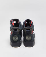 2019 Nike Air Jordan 6 Retro x Paris Saint Germain PSG Iron Grey Suede Trainers - UK8.5