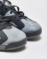 2019 Nike Air Jordan 6 Retro x Paris Saint Germain PSG Iron Grey Suede Trainers - UK8.5