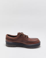 DSWT Vintage 1990s Eddie Bauer Gore-Tex Leather 4-Eye Moc Toe Deck Shoes - UK7.5