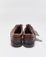 DSWT Vintage 1990s Eddie Bauer Gore-Tex Leather 4-Eye Moc Toe Deck Shoes - UK7.5