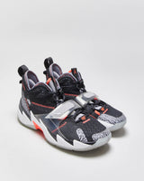 2019 Nike Air Jordan Why Not Zer0.3 'Black Cement Crimson' Basketball Trainers - UK9