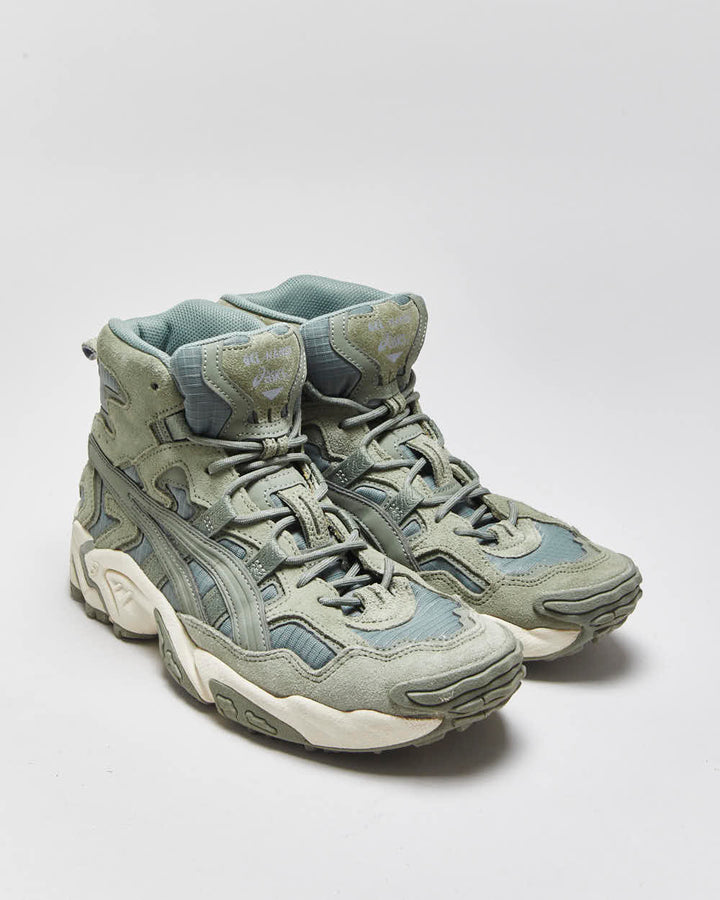 2013 Asics Gel Nandi HI Sage Suede Trail Trainer Boots - UK8.5