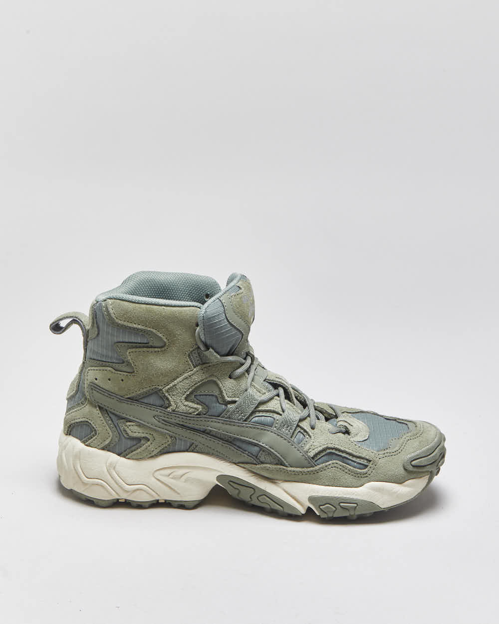 2013 Asics Gel Nandi HI Sage Suede Trail Trainer Boots - UK8.5