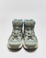 2013 Asics Gel Nandi HI Sage Suede Trail Trainer Boots - UK8.5