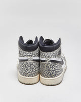 2022 Nike Air Jordan 1 High OG 'Cement' Leather Trainers - UK10