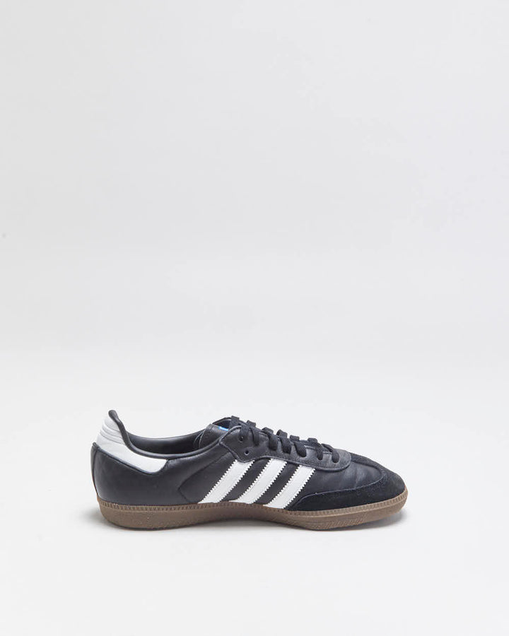 DS 2024 Adidas Samba OG Black/White Leather Trainers - UK8.5