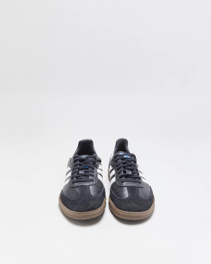 DS 2024 Adidas Samba OG Black/White Leather Trainers - UK8.5