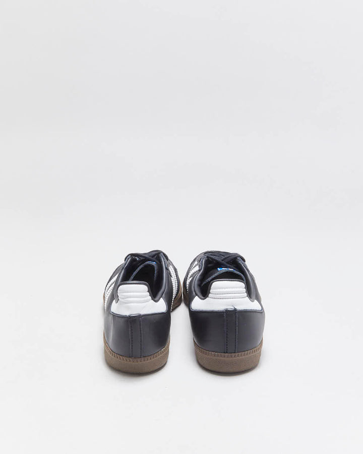 DS 2024 Adidas Samba OG Black/White Leather Trainers - UK8.5