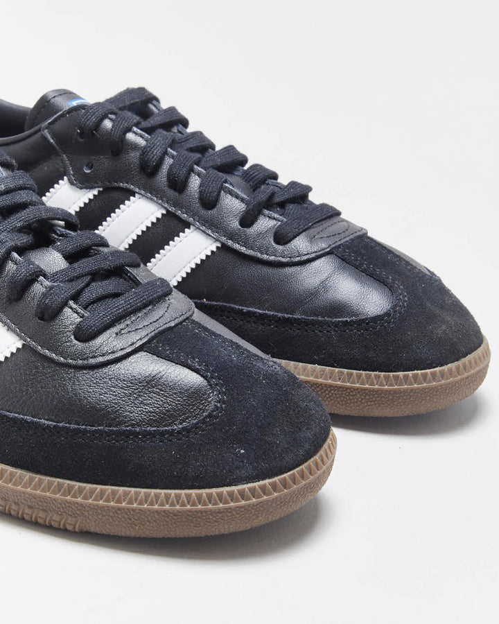 DS 2024 Adidas Samba OG Black/White Leather Trainers - UK8.5
