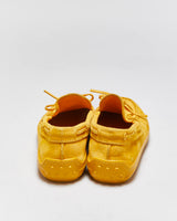 Tod's Mustard Yellow Gommino Suede Casual Loafers - UK6