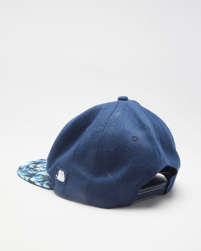 00s Y2K MLB New York Yankees Blue Snapback Hat - Adjustable