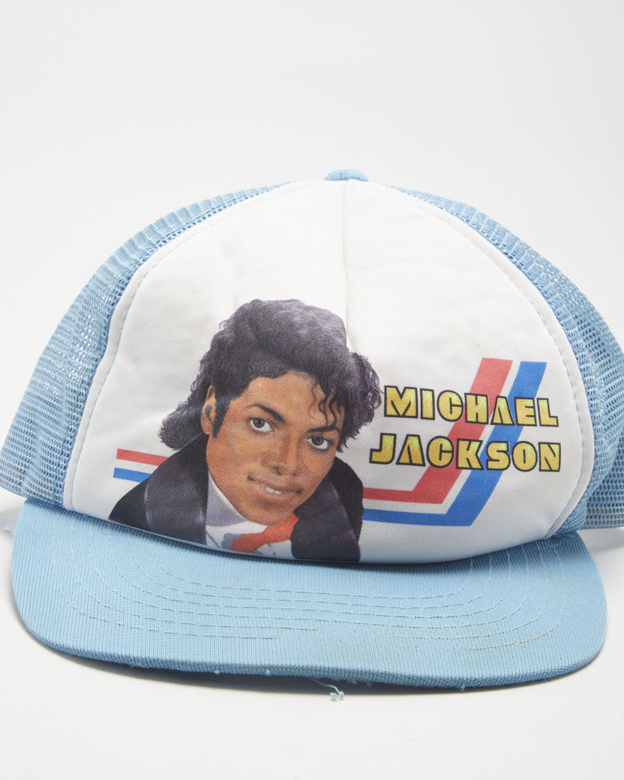 Vintage 80s Michael Jackson Trucker Hat - Adjustable