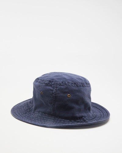 00s Y2K Adidas Blue Navy Bucket Hat - M