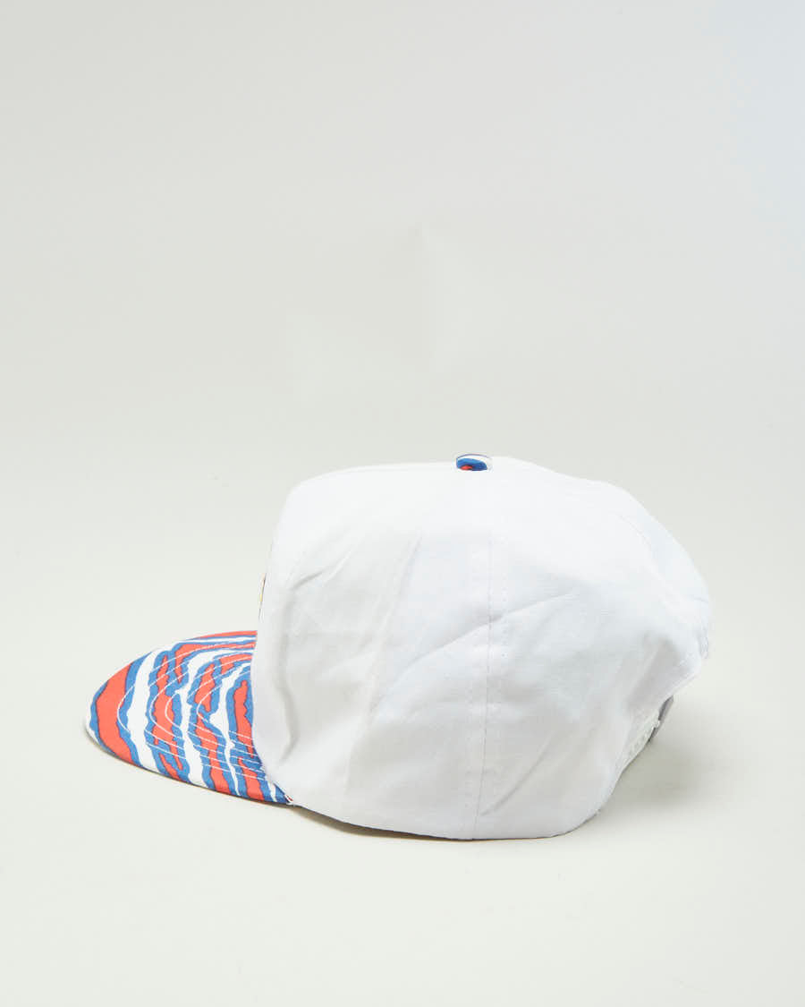 Vintage 80s Thunder Crunch Crisps White Cap - Adjustable