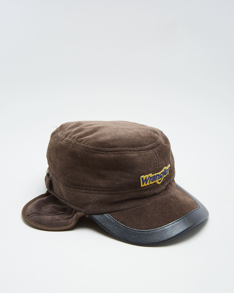 00s Wrangler Brown Ear Warmer Cap - Adjustable