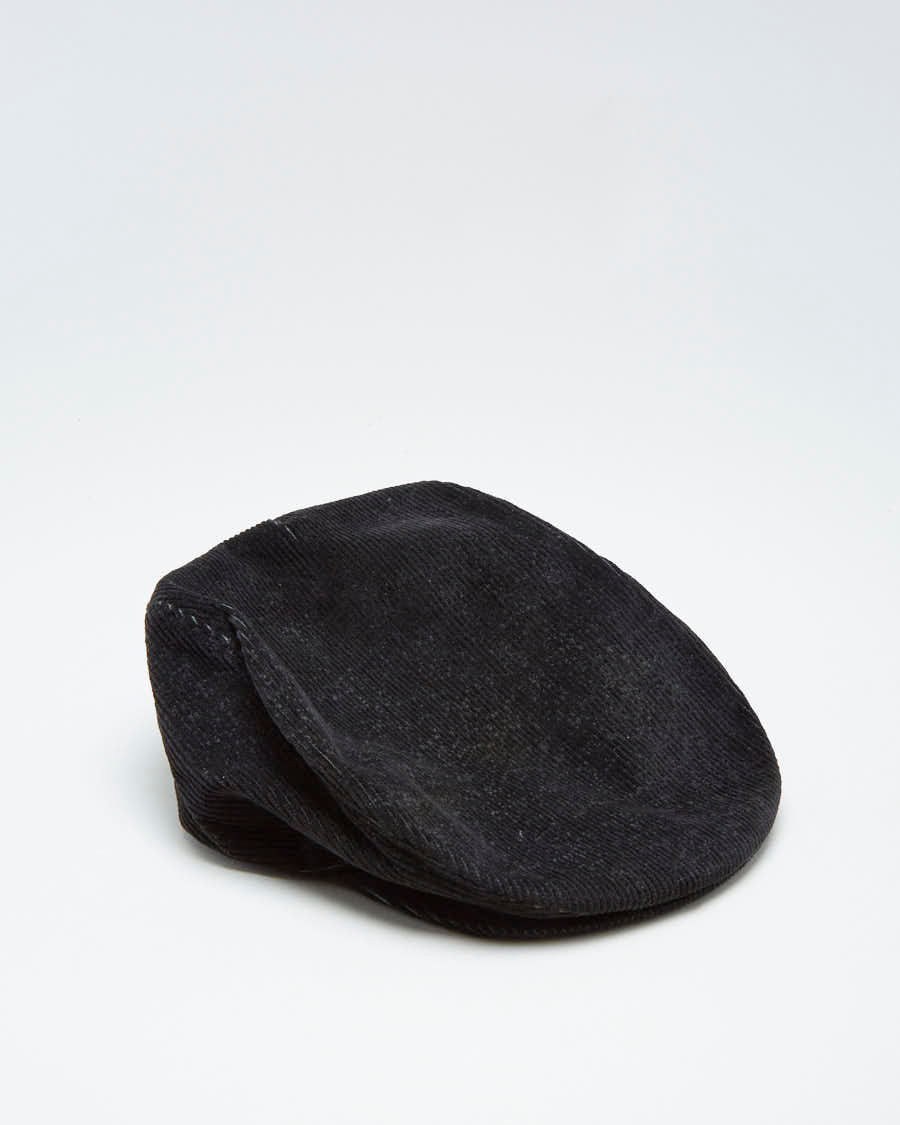 Vintage 90s Nike Black Beret Hat - L