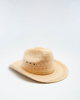 Vintage 90s Handmade Legitimo Sahuayo Palm Straw Hat - XL