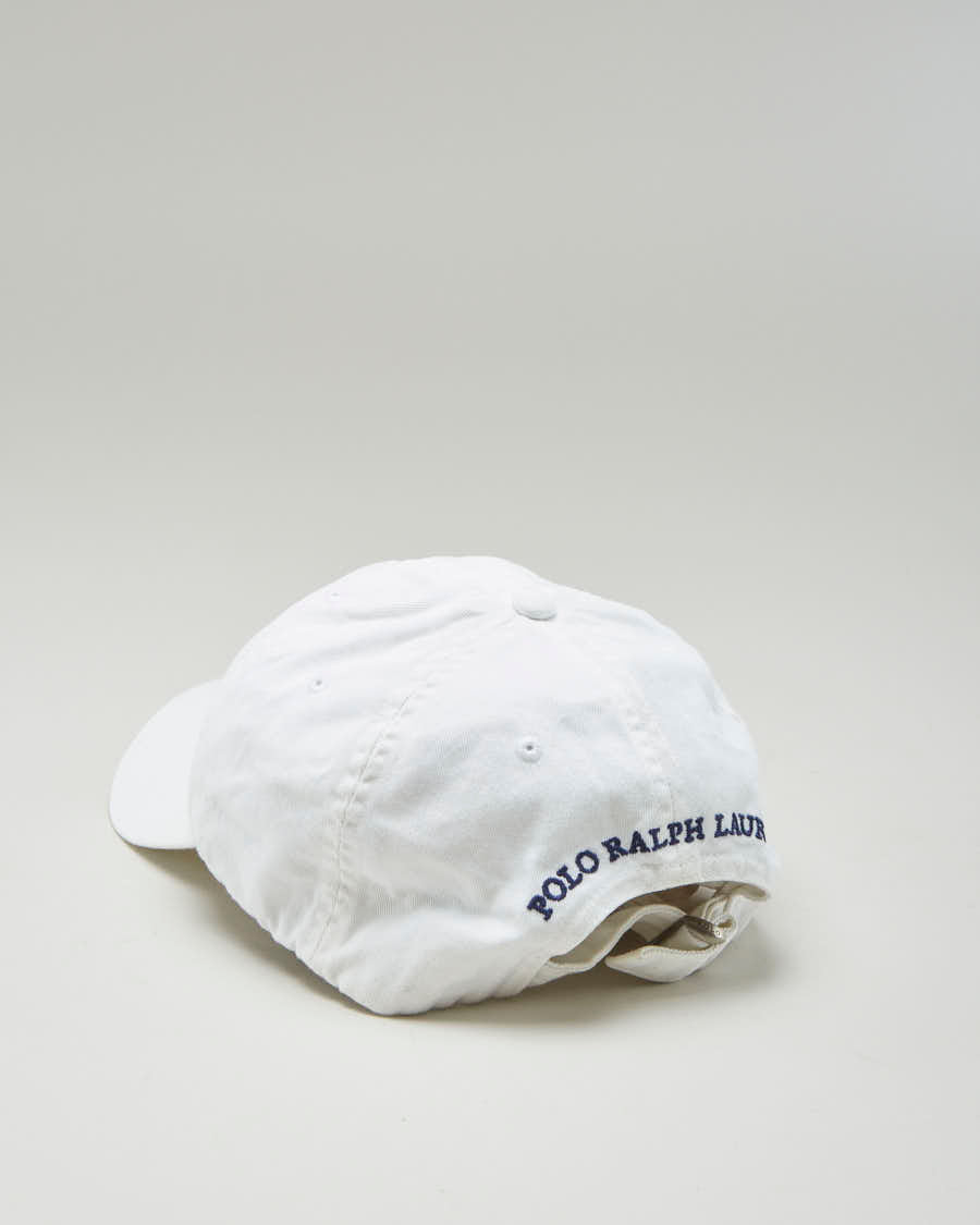 Ralph Lauren Polo Bear White Cap - Adjustable