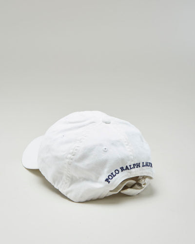 Ralph Lauren Polo Bear White Cap - Adjustable