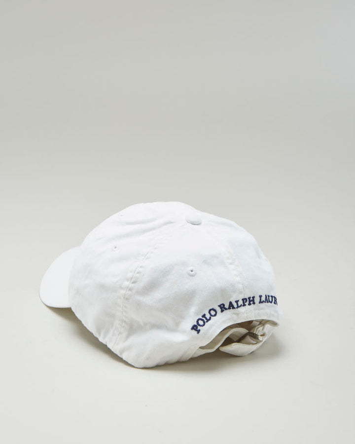 Ralph Lauren Polo Bear White Cap - Adjustable