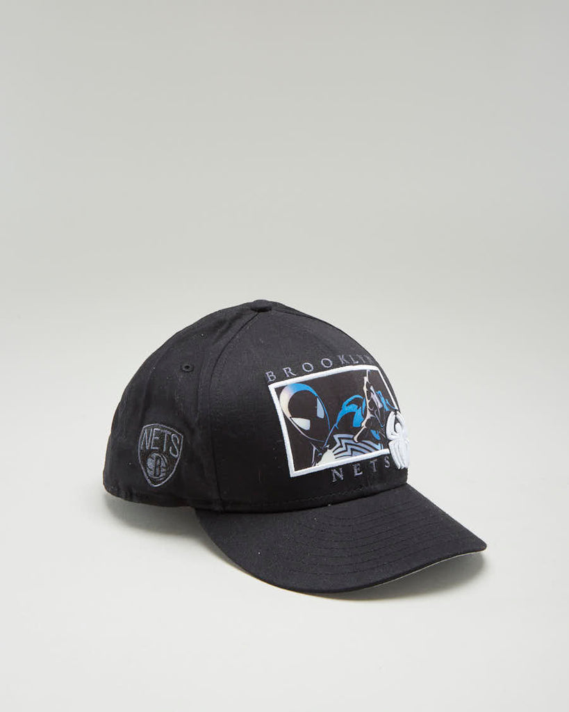 スポーツ NBA 2019 SPIDERMAN Brooklyn NETS MARVEL New Era x Marvel x NBA Brooklyn Nets Spiderman Black Snapback Hat